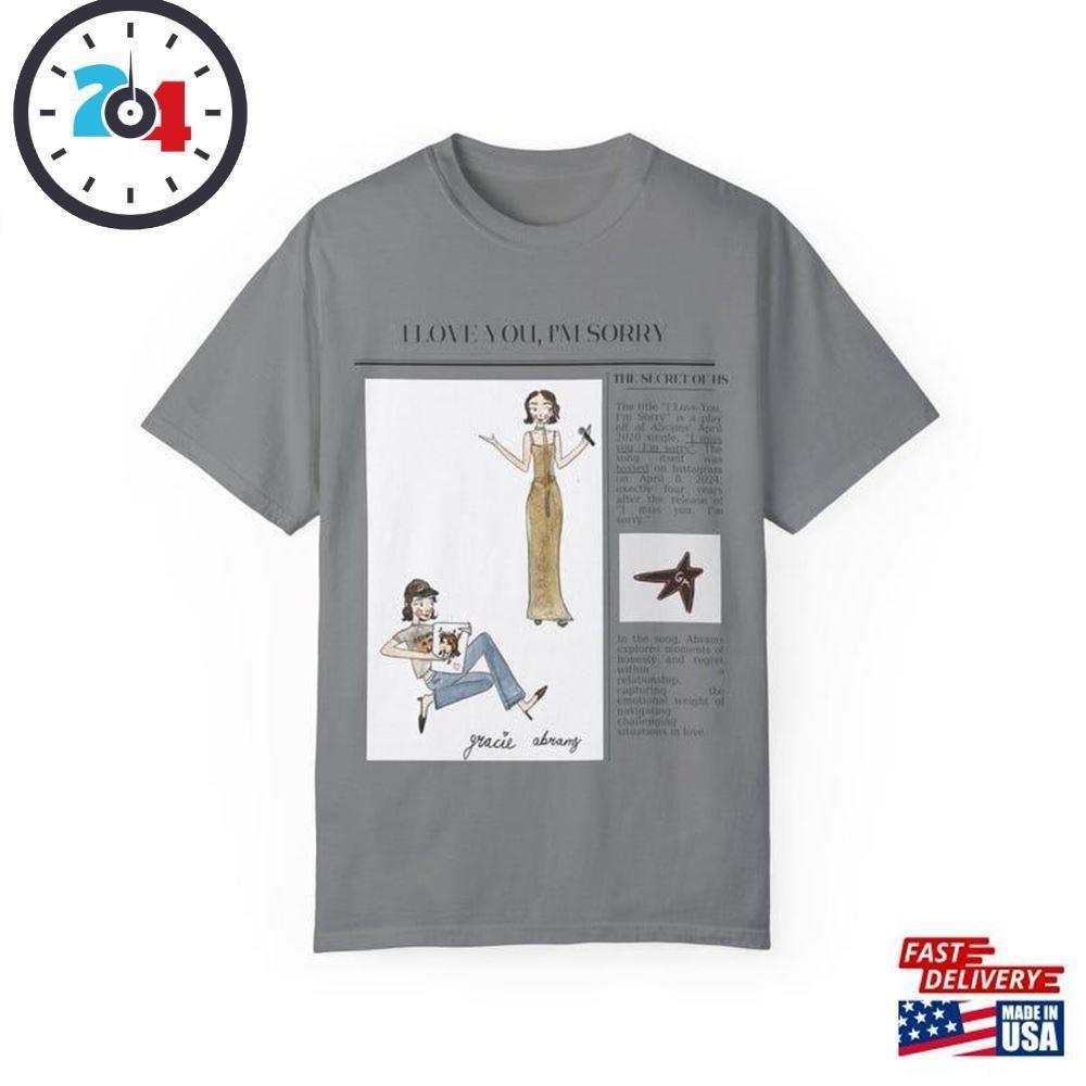 Gracie Abrams I Love You Im Sorry Tshirt - The Secret Of Us T-Shirt